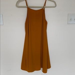 Mustard Swing Dress